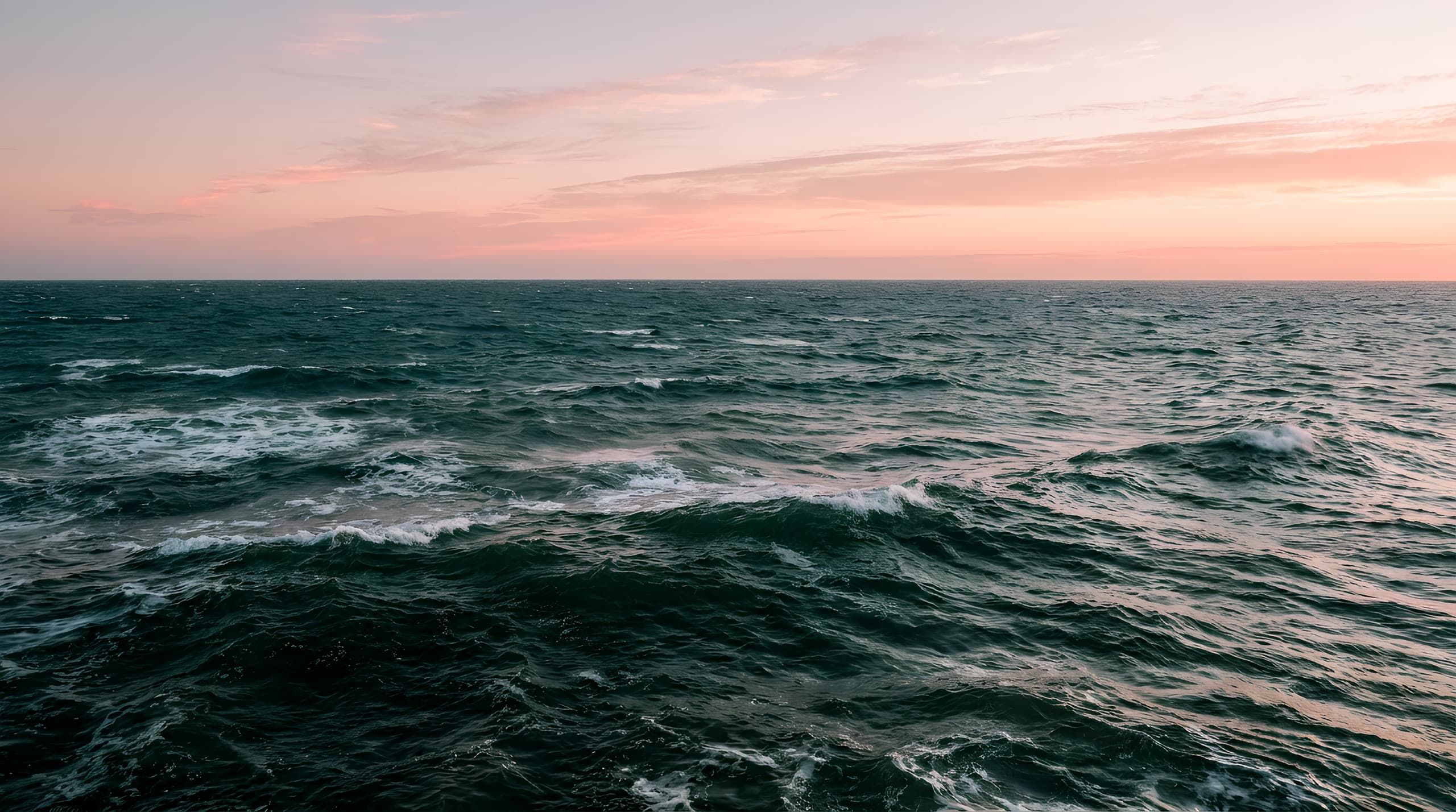 Open sea at first light